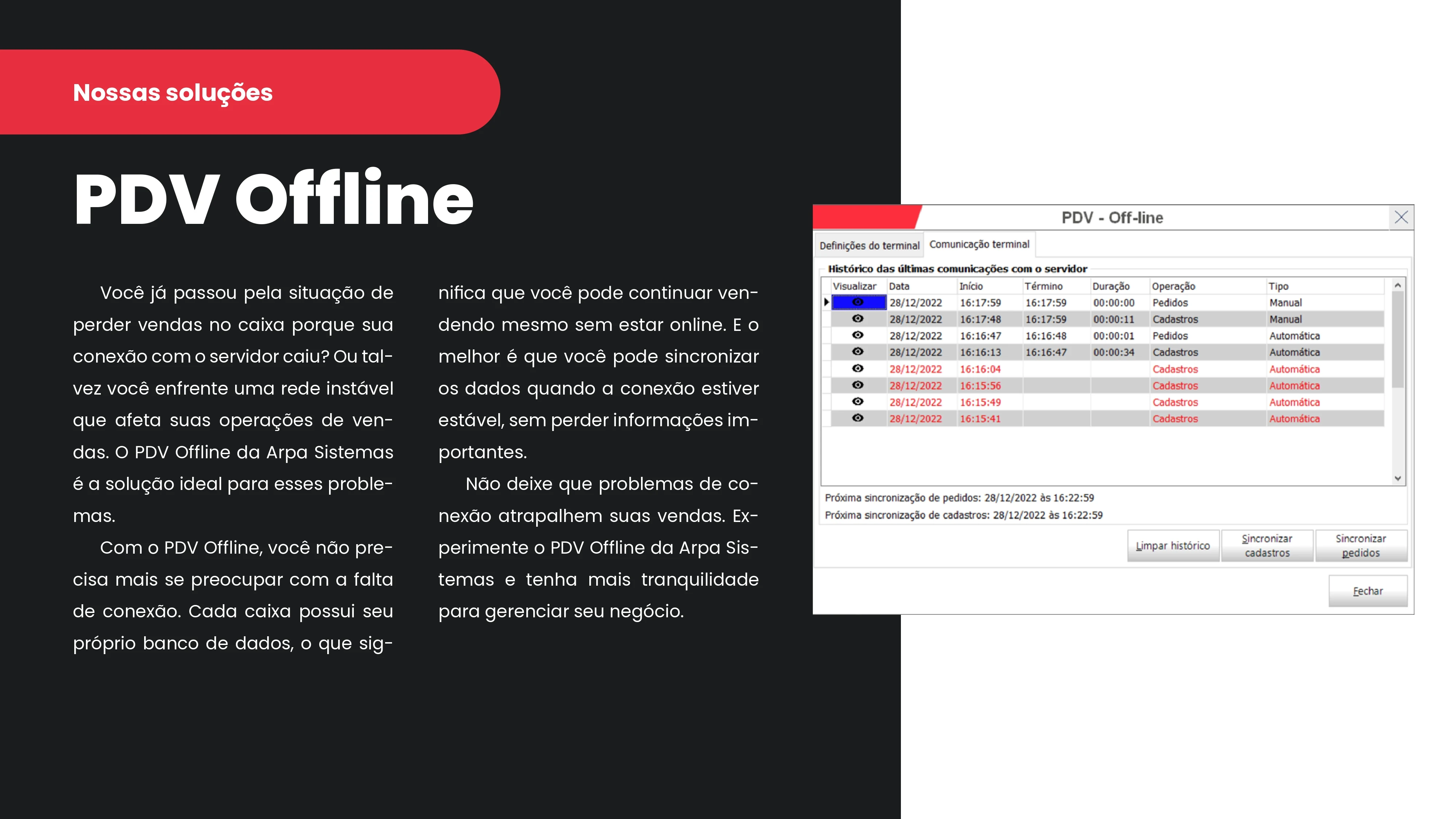 Demonstração e tela do sistema - Imagem 12 - LEFi Informática