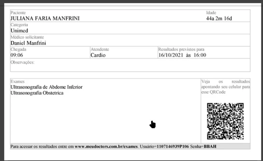 Módulo de Laudos com QR Code e Imagens Doctor's Office