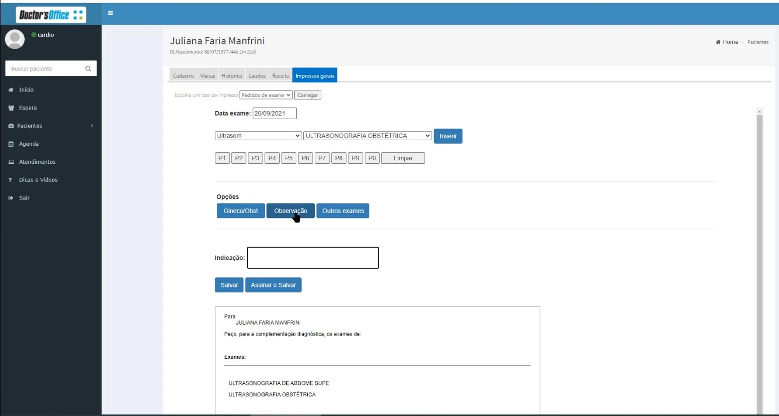 Vídeo demonstrativo: Meu Doctor´s Web - Doctor's Office v12